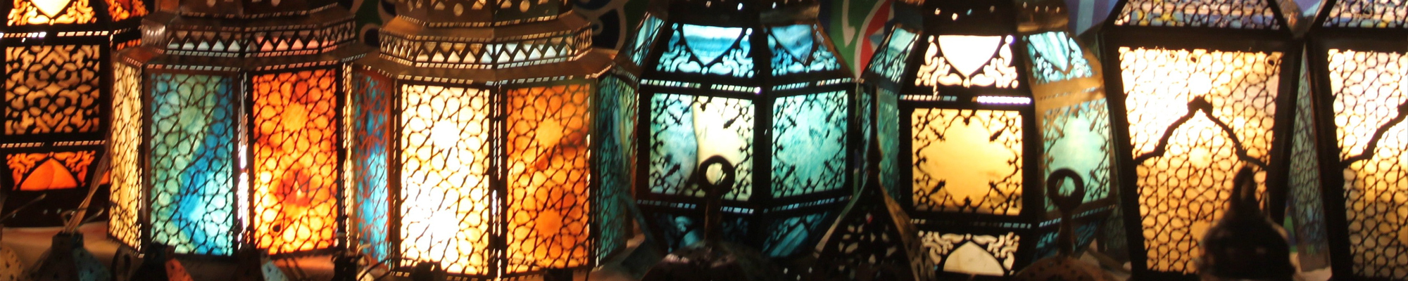 up close of lanterns