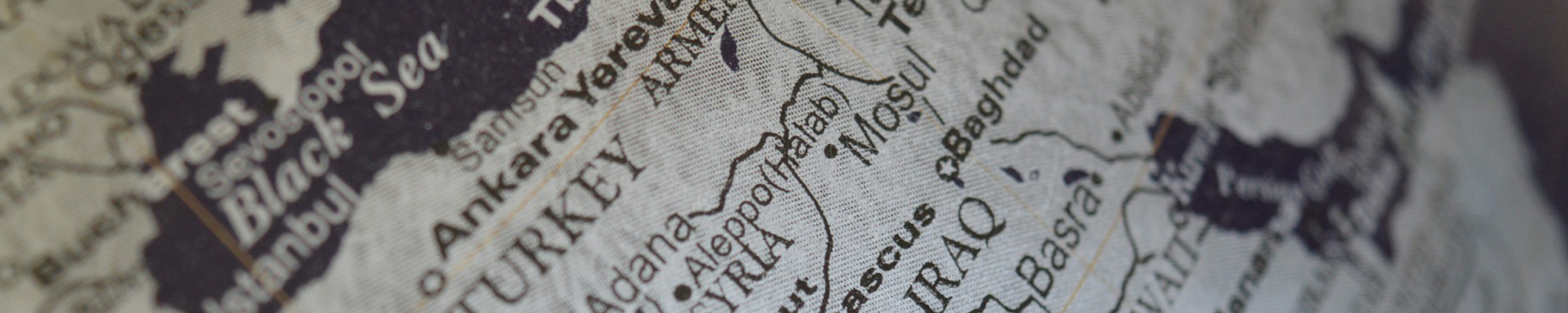 map up close shows middle east