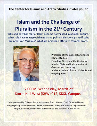Islam and the Challenge of Pluralism in the 21st Century flyer